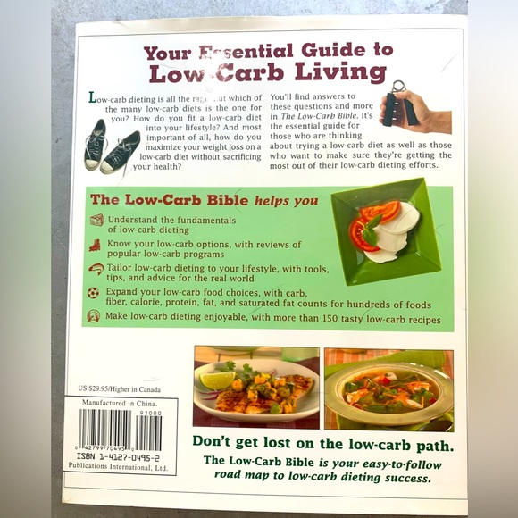 The Low Carb Bible Guide to a Low Carb Lifestyle & Cookbook - Picture 2 of 7
